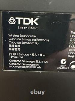 TDK-V513 Wireless Bluetooth Sound Cube Speaker No Remote / Free Charging Cables