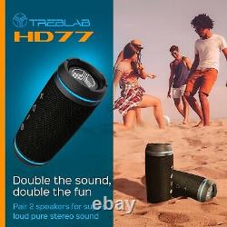 TREBLAB HD77 Bluetooth Speaker System Stereo Portable Wireless 25W LOT of 2