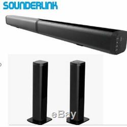 TV Soundbar Wireless Bluetooth5.0 Speaker FM Radio HometheaterLED Display+Remote