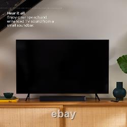TV Speaker Wireless Bluetooth Soundbar Wall-Mountable Remote Controlled Black