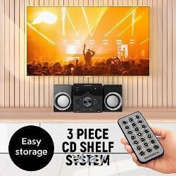 Top Loading CD Shelf System with Bluetooth Wireless Technology & Remote Control