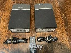 Two! (Pair) Bose SoundTouch 10 Wireless Speaker Used + New Remote Control