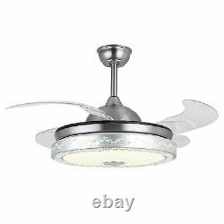 USED 42 Low-high Chandelier Ceiling Fan Wireless Bluetooth+Remote Control