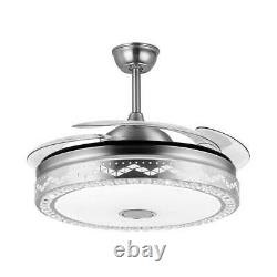 USED 42 Low-high Chandelier Ceiling Fan Wireless Bluetooth+Remote Control