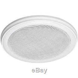 White Bathroom Exhaust Fan Vent Bluetooth Stereo Speaker Wireless Light Remote
