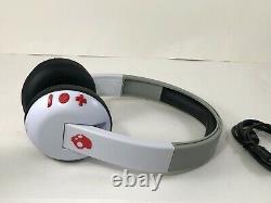 White Skullcandy Uproar Bluetooth Wireless Headphones OnBoard Mic Remote + Vol