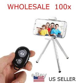 Wholesale LOT 100x Bluetooth Wireless Remote Control Camera Shutter For Phone