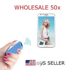 Wholesale LOT 50x Bluetooth Wireless Remote Control Camera Shutter For Phone