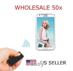 Wholesale LOT 50x Bluetooth Wireless Remote Control Camera Shutter For Phone
