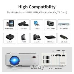 Wireless 1080p Projector Full HD Android Blue-tooth WiFi Portable Home Video US