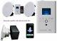 Wireless Bluetooth Ceiling Wall Speakers Stereo Kit Fm Aux Usb Remote Sd Bedroom