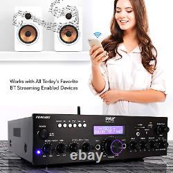 Wireless Bluetooth Power Amplifier System 200W Dual Channel Sound Audio Stereo