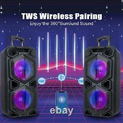 Wireless Fm Bluetooth Speaker Subwoofer Heavy Bass Sound System Party Portable