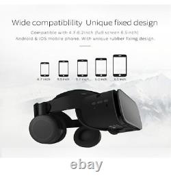 Wireless VR Glasses Bluetooth Earphone Goggles Remote Reality VR 3D CardBoard