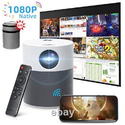 Wireless Video Projector WiFi Bluetooth Android LED Smart Home Movie Theater US