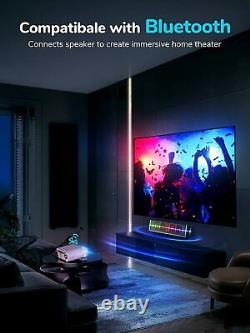 YEHUA Bluetooth 4K Wireless Full HD 8000 Lumens 1080P Home Movie Video Projector