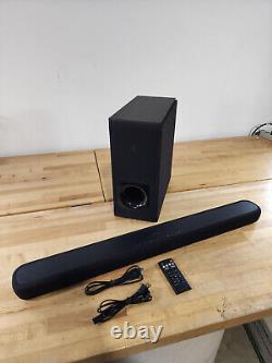 Yamaha Sound Bar & Wireless Subwoofer Bluetooth ATS-2090 Black With Remote Control