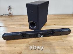 Yamaha Sound Bar & Wireless Subwoofer Bluetooth ATS-2090 Black With Remote Control