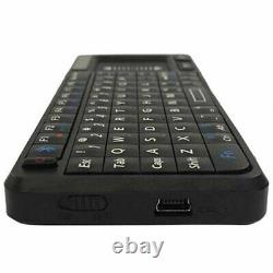 10x106bt Ultra Mini Clavier Sans Fil Bluetooth Anglais Présentateur Combo À Distance