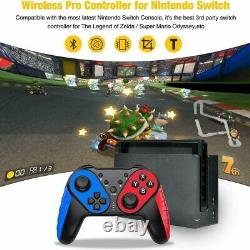 10xwireless Bluetooth Nfc Game Controller Pro Remote Pour Nintendo Commutateur G W5c2