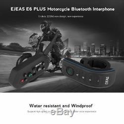 1200m E6 Plus Motorcycle Intercom Avec Télécommande Sans Fil Bluetooth Headset Contrôle