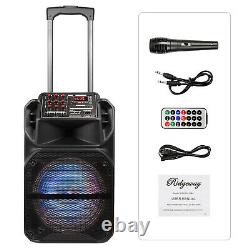 15 Trolley Party Bluetooth Haut-parleur Sans Fil Stereo Loud Withled Light Remote USA