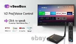 2023 vSeeBox V2pro avec Voice Livraison gratuite pendant la nuit - Toutes les offres raisonnables acceptées