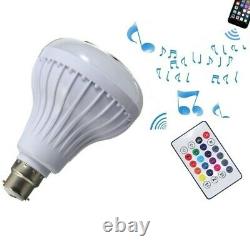 30xsmart Bluetooth Télécommande Sans Fil Musique Ampoule Led Ampoule B22 Intelligente Lumière