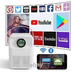 5g Wifi Projecteur Android 10.0 Smart Bt 4k Vidéo Cinéma Sans Fil Hd Usb Hdmi LCD