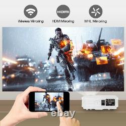 6000lumens Blue-tooth Android Projector Wifi Wireless Home Theater Hd 1080p Hdmi