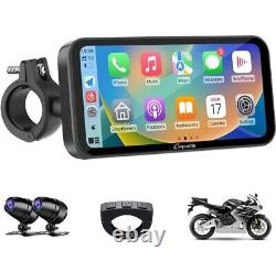 6.25 GPS de moto étanche IP67 avec écran tactile sans fil CarPlay et Android Auto