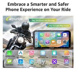 6.25 GPS de moto étanche IP67 avec écran tactile sans fil CarPlay et Android Auto