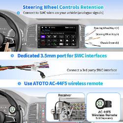 ATOTO F7 WE Autoradio Double DIN 7 pouces, CarPlay sans fil & Android Auto, Bluetooth