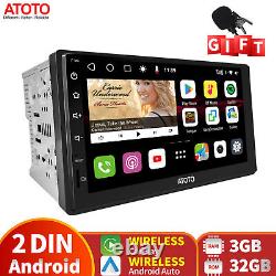 ATOTO S8 Premium 7 Double DIN Autoradio-3/32GB CarPlay sans fil et Android Auto