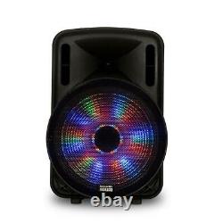Acoustic Audio Party Speaker 15 Pouces Led Bluetooth Wireless Microphone Remote
