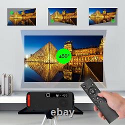 Android 9.0 Projecteur Sans Fil Led LCD Fhd 1080p Meeting Game Movie Vga Bt Zoom
