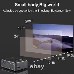 Android Smart Projector Hd 1080p Sans Fil Blue Dent Mini Accueil Théâtre Hdmi Led