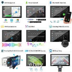 Autoradio 9 pouces sans fil Double Din avec écran tactile Apple CarPlay Caméra