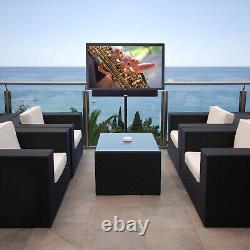 BOÎTE OUVERTE Peerless-AV SPK-080 XtremeT Outdoor Soundbar, Noir