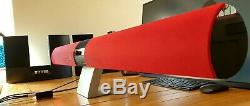 B & O Beolab 3500 Mk2 Bluetooth Table Stand Noir / Rouge Condition À Distance Superbe
