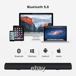 Barre De Son, 100watt Bestisan Barre De Son Pour Tv, Wireless Bluetooth 5.0 Soun