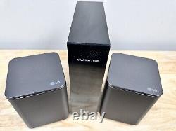 Barre de son LG SN8YG, haut-parleurs SPK8S, caisson de basses SPN8W, 2 télécommandes sans fil Bluetooth