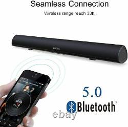Bestisan 80watt 34sound Bar Bluetooth 5.0 Wireless Movie Home Télécommande