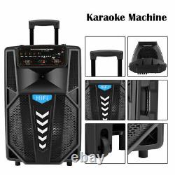 Bluetooth Karaoke Machine + Wireless Pa Speaker System + 2 Wireless MIC + Remote