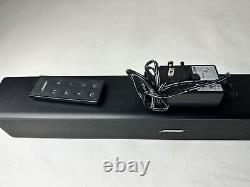 Bose Solo Bluetooth Tv Sans Fil Haut-parleur Soundbar Noir 418775 Avec Cordons Et Remot