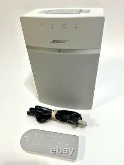 Bose Soundtouch 10 Wireless Music System Speaker White With Remote! Bluetooth