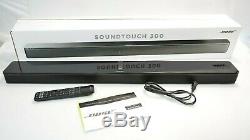 Bose Soundtouch 300 Soundbar Système Noir Avec Télécommande D'origine 421650