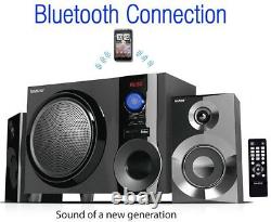 Boytone Bt210fb Bluetooth Sans Fil 2.1 Multimedia Speaker Fm Radio Bt-210fb Nouveau