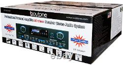 Boytone Bt-550ap Amplificateur De Puissance Stéréo Bluetooth Sans Fil À 4 Canaux 3000w Pmpo