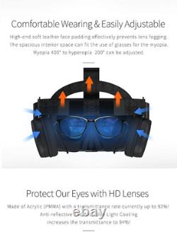 Casque 3d Virtual Reality Vr Avec Des Lunettes Bluetooth Vr À Distance Sans Fil Pour Les Films